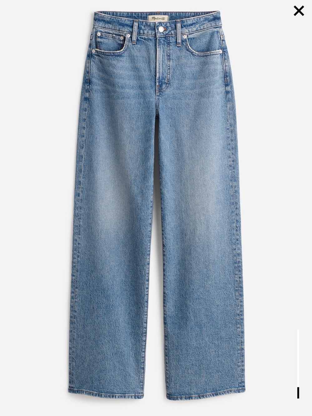 Madewell Curvy Perfect Vintage Wide-Leg Jean - Enmore wash